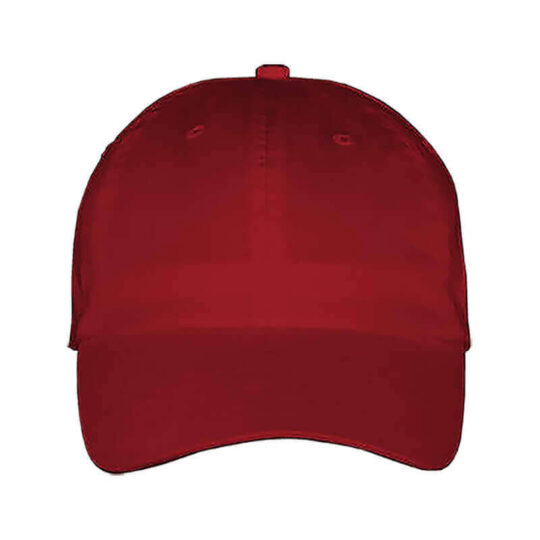 100% Cotton Twill Baseball Cap - Maroon, One Size