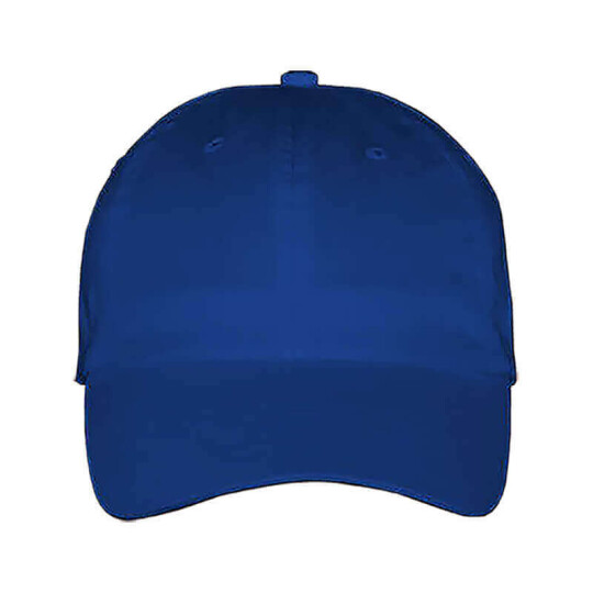 100% Cotton Twill Baseball Cap - Royal Blue, One Size