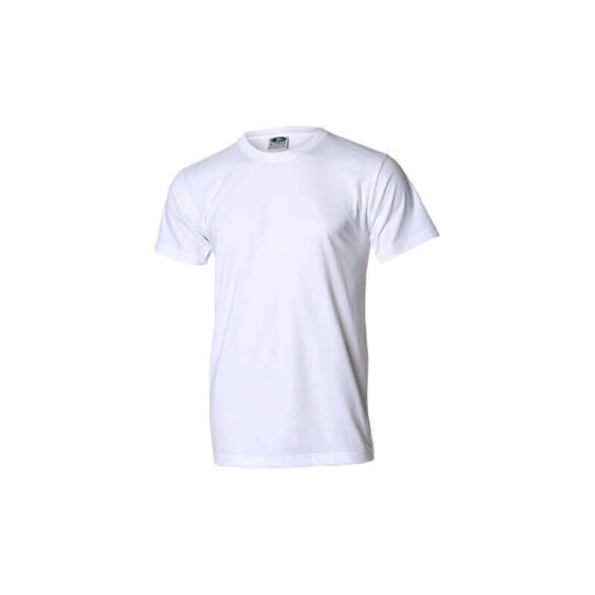 Poly Cotton T-Shirt #350 - White, 16/S