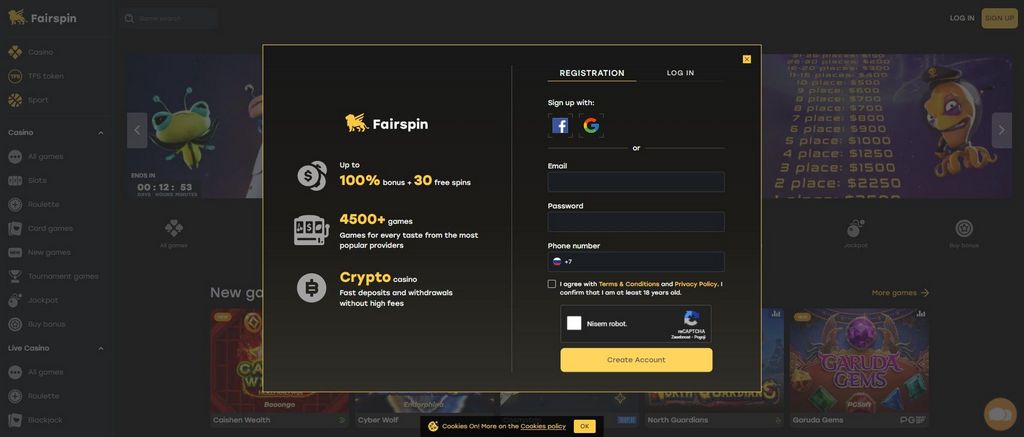 Fairspin Review & Scores 2026|Is it legit & safe?