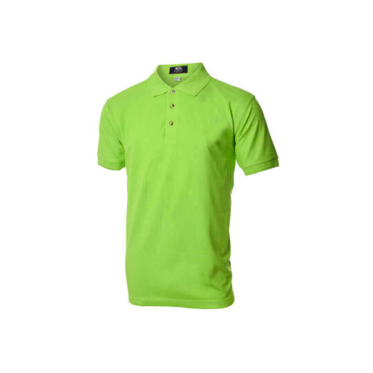 Men Poly Cotton Polo Shirt - Lime, S