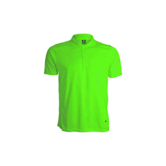 Slim Cut 100% Polyester Polo Shirt #207 - Lime, S