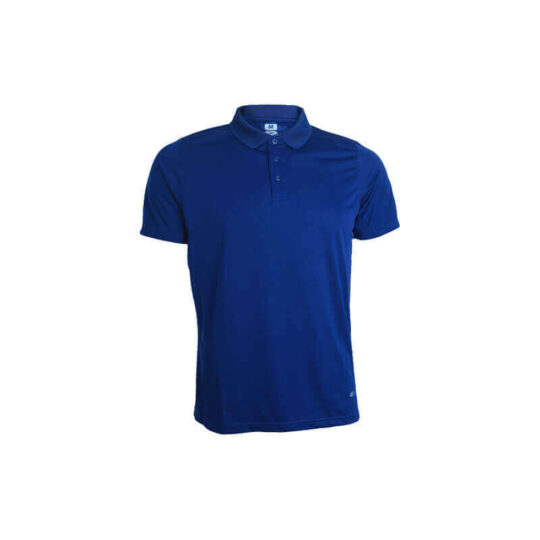 Slim Cut 100% Polyester Polo Shirt #207 - Royal Blue, S