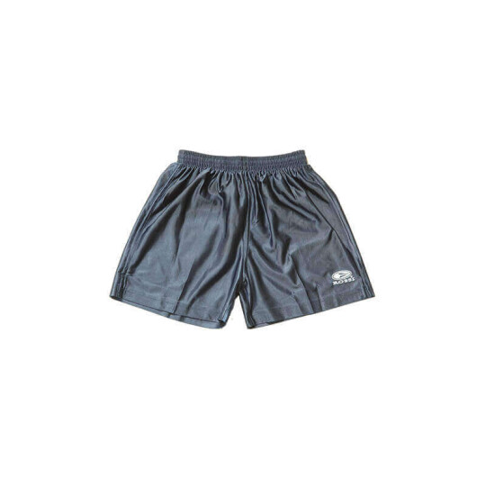 100% Nylon Plain Football Shorts - Navy Blue, S