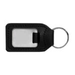 Square Key Chain With Metal Plate