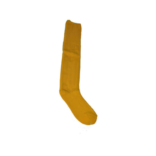 PLAIN 100% Nylon Football Socks - Gold, One Size
