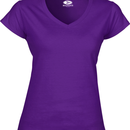 Poly Cotton V-Neck T-Shirt #450V