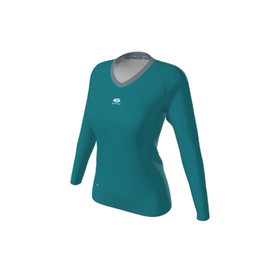 Blank Templates Ladies Raglan Long Sleeve Jersey Ladies Raglan Long Sleeve Jersey. (x 1)